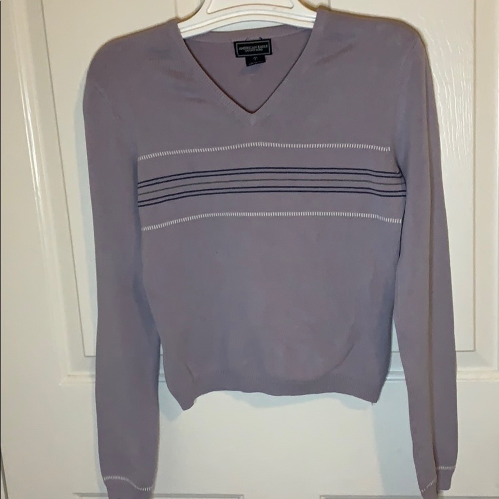 American Eagle Outfitters purple sweater